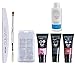 Produktbild LSAltd Anself Fiberglas Nägel Set Nagelverlängerungsset Polygel Nägel Kit Nagelstudio Starterset Quick Extension Baukasten Builder Gel UV Poly Nagelgel Interessenungsgel Set