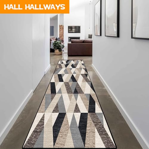Tapis de Passage Long 90 x 340 cm Lavable Super Absorbant Antidérapant - 4