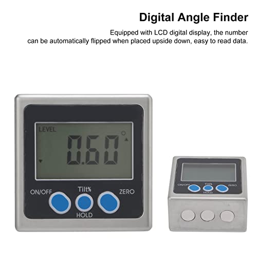 Buscador de ángulos digital magnético con pantalla LCD miniatura 4