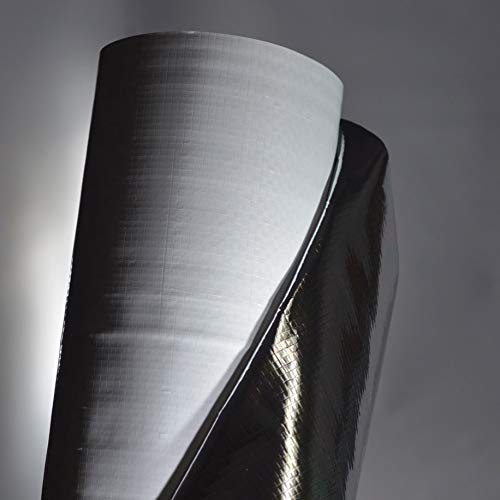 1000Sqft (4Ft Wide) Us Energy Products: Commercial Grade Solid White Foil Non Perforated No Tear Heavy Duty Scrim Radiant Barrier Reflective Insulation Vapor Barrier Roof Attic House Wrap Scif Rifd #TOP3