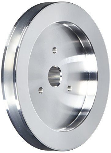 March Performance 511 Clear Powdercoat Aluminum 1-groove Press Fit Power Stee...