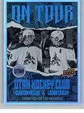 2024-25 Upper Deck Series Two On Tour #OT-24 Clayton Keller/Logan Cooley Utah Hockey Club Official Hockey Card in Raw (NM or Better) Condition