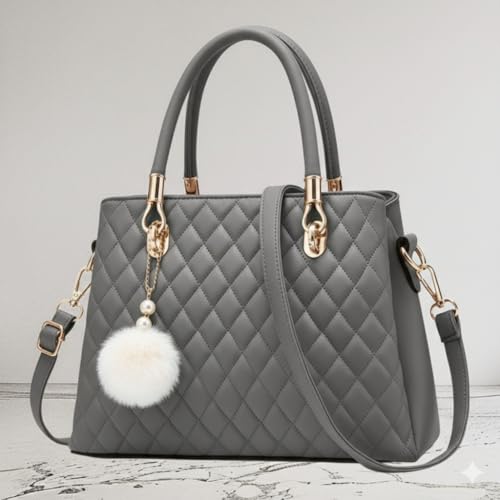 Image of Women's Pu Leather Hand Shoulder Bag Hand Held bag with long Strap Queen Collection