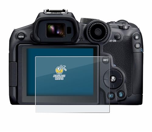 brotect Anti-Glare Glass Screen Protector Matte compatible with Canon EOS R7 - Anti-Scratch 9H Protection Film