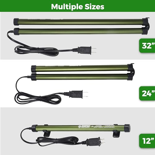 ZARPAX Gun Safe Dehumidifier Rod | Dehumidifier Rod For Enclosed Spaces, Gun Safe & Cabinets | Protect Valuables & Stop Humidity, Moisture, & Corrosion | Comes with 2 Mounting Brackets | 12\'\'/30cm