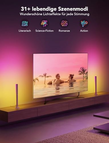 Govee RGBIC LED TV Lightbars with Doppelte Lichtperlen für 45-70 Zoll TV – Ansicht 2
