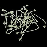 12 pegatinas de pared de constelaciones luminosas doce calcomanías del zodiaco que brillan en la oscuridad, calcomanías de pared para habitación, decoración del hogar, doce constelaciones