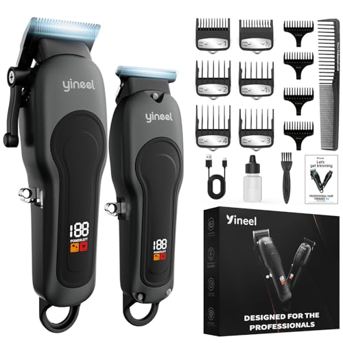 Yineel Tagliacapelli Professionale Uomo, Macchinetta per capelli e Barba Senza