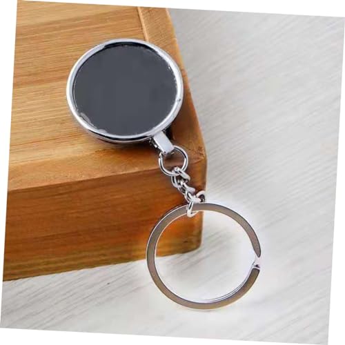 Porte-clés de football portable en métal silver avec dragonne clef multifonction - 3