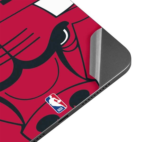 Skinit Decal Tablet Skin Compatible with iPad Mini 7 (2025) - Officially Licensed NBA Chicago Bulls Large Logo Design