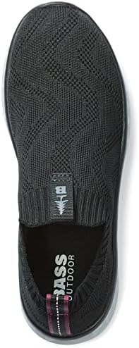 BASS OUTDOOR Women's HEX Knit Pull ON Hiking Shoe, Black, 10 | Image 6