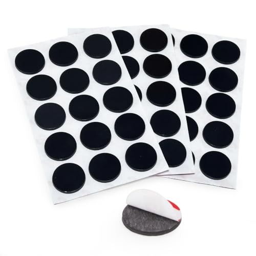 Image of Adhesive Magnets - 45 Peel & Stick Magnetic Dots for Whiteboard, Fridge | Classroom Must Haves, 0.8 inch x 0.08 inch Anisotropic Magnets with Adhesive Backing Hang Lightweight Paper & Photos, No Hot Glue