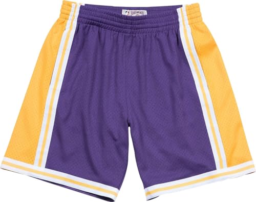 Mitchell & Ness 18235 000 Short Lakers Idéal pour le Playground et le Streetwear