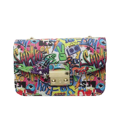 Bolso de hombro estampado de moda para mujer miniatura 1