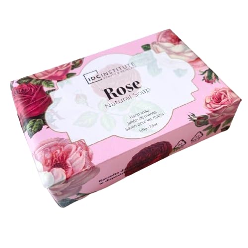 Pastilla de jabón rosas: 100 grs