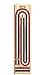 Bicycle 3-Track Color Coded Wooden Cribbage Board Games