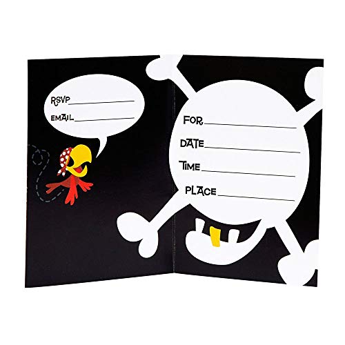 Unique Party 40504 - Inviti per Feste dei Pirati