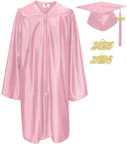 MyGradDay Shiny Kindergarten & Preschool Graduation Gown Cap Tassel 2026 & 2025 Charm
