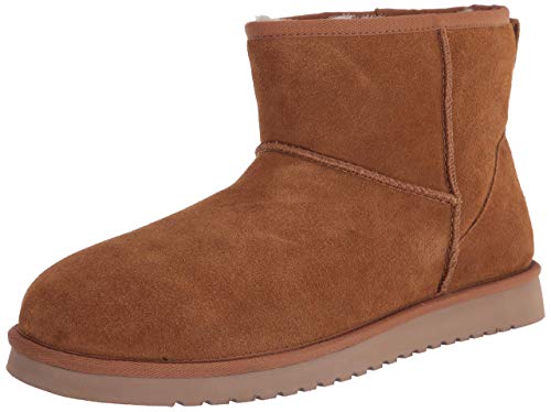 Koolaburra by UGG mens Burra Mini Ankle Boot, Chestnut, 10 US