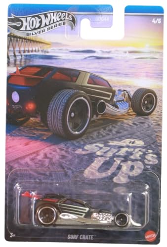Image of Hot Wheels Silver Series Surf's Up 1:64 Surf Crate for 3 Years & Above 4 /5 (Black)