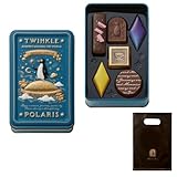 モロゾフ 旅空のポラリス 6個入 チョコレート バレンタイン ギフト 缶入り アソート 手提げ袋付 image