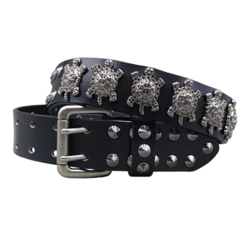 Ceinture cuir véritable esprit punk pour exprimer votre liberté
