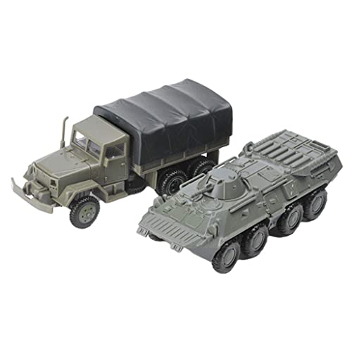 Tachiuwa 1:72 Plastic 35 Truck & -80 Model Vehicle Scene