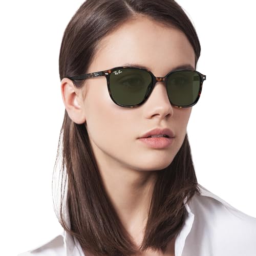 Image of Ray Ban Sunglasses for Women and Men - Leonard 0RB2193 - Square Designer Sunglasses with High-Bridge Fit - Unisex - Size 53