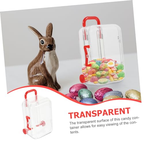 SUPVOX 12個透明スーツケース型キャンディボックス 結婚式やパーティー向