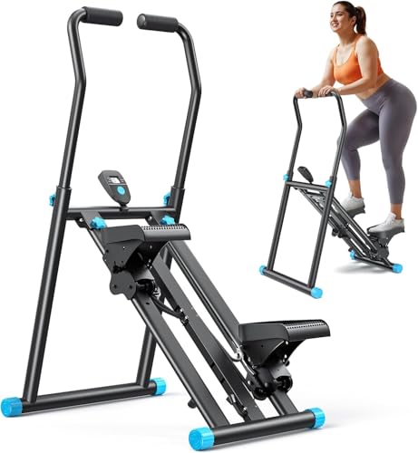 MERACH Stair Stepper Exercise Machine for Home Gym 3-Level Resistance 150KG
