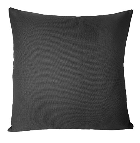 In & Outdoor UNI Kissenbezug ca. 48x48 cm für Wohnzimmer, Terrasse Garten & Balkon  (Grau) Cover