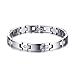 Produktbild Daeou Herren Armband Männer Hand Schmuck 19,4 cm Wolframstahl + Gesundheit Diamantarmband senden Sie Freunden und verwandten