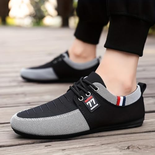 Men's Low Top Casual Shoes for Outdoor Street Walking Traveling,Suitable for All Seasons Non-Slip Comfortable Breathable Simple Men's Loafers Shoes2