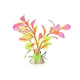 LJGYX Künstliche Pflanzen 1 STÜCK Künstliche Kunststoff Wasserpflanze Gras Aquarium Dekorationen Pflanzen Fischbehälter Gras Blume Ornament Decor Aquatic Zubehör Schön, stark und langlebig