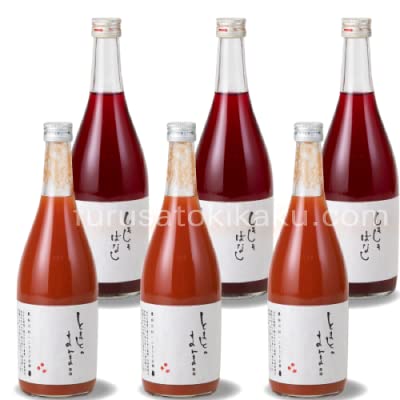 とまとのまんま無塩&しそしそばなし6本箱入 東白川村特産品 自然派ストレートジュース