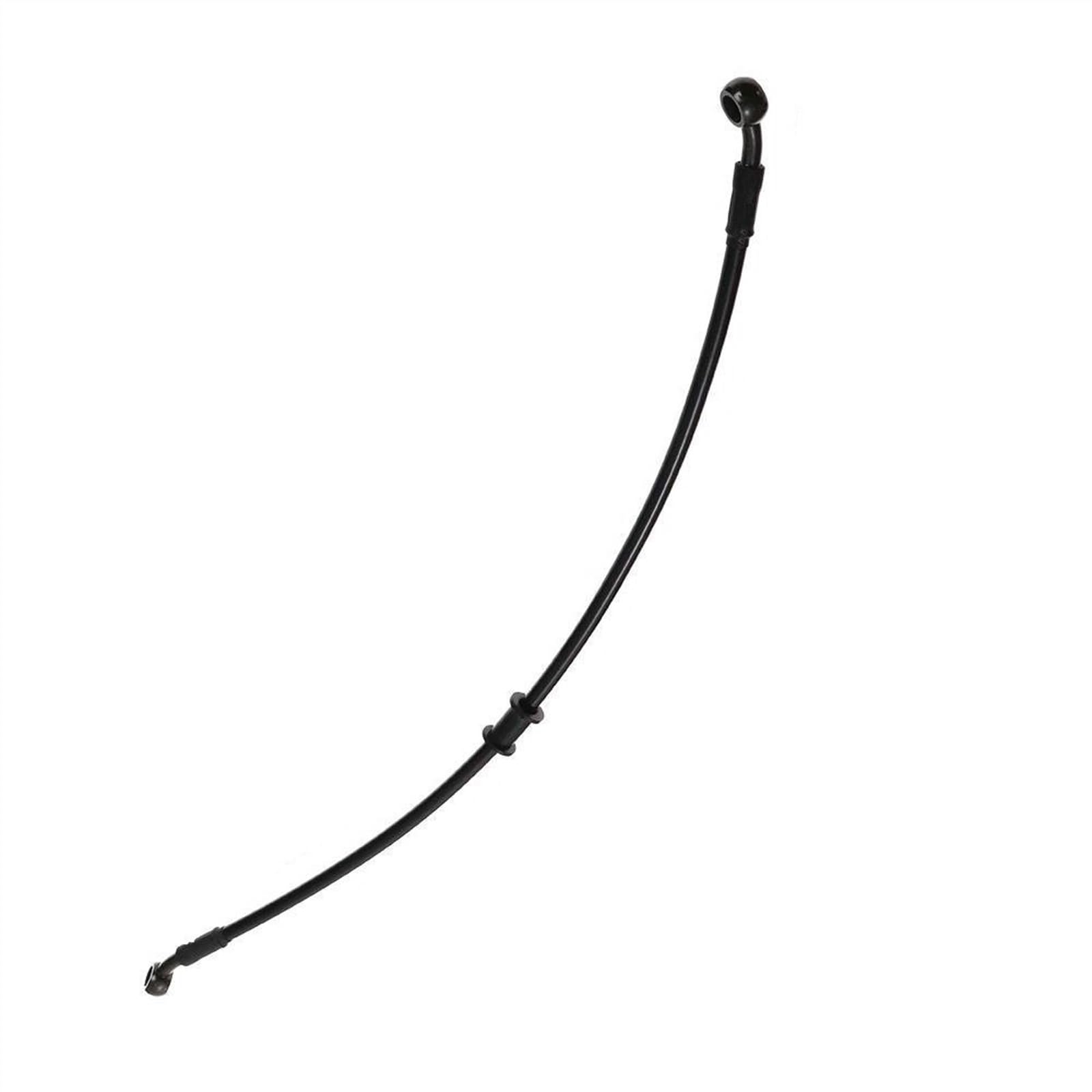 Ksxzw Black- Silver Motorbike Part Motorbike Accessories Motorcycle Brake Line Braided Steel Hydraulic Clutch Oil Hose Tube 800Mm(Black- Silver)