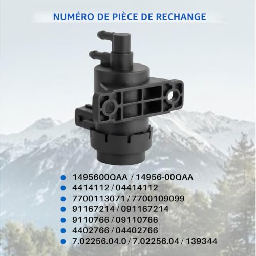 Électrovanne de turbo pour Kangoo Clio Laguna Trafic Vivaro Movano - 5
