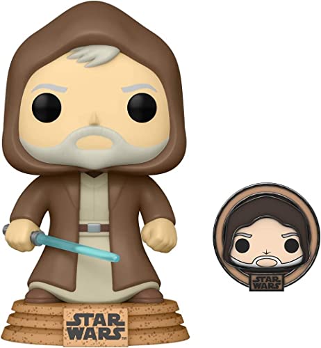 Funko Pop Star Wars: Across The Galaxy - OBI-Wan Kenobi with Enamel Pin - Amazon Exclusive - Collectable Vinyl Figure - Gift Idea - Official Merchandise - Toys for Kids & Adults