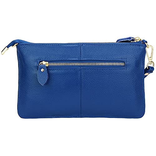 Image of Uromee Wristlet Wallet Clutch Purses for Women Genuine Leather Crossbody Bag Handbag with Detachable Shoulder Chain