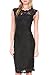 Stanzino Women's 2609BLACKXL Sleeveless Lace Dress, Black, XL