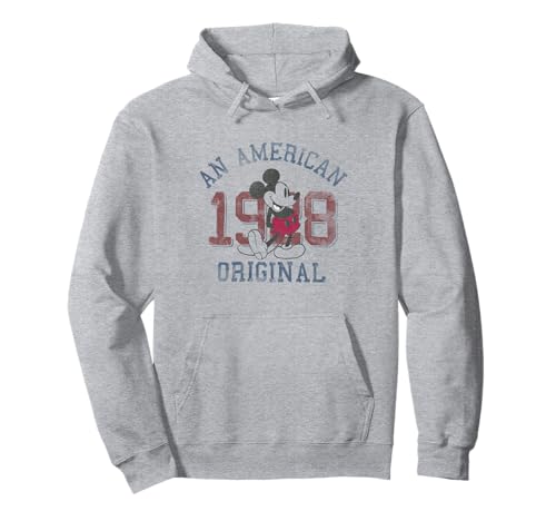 Sweat Mickey Mouse original 1928 de style vintage américain avec capuche confortable
