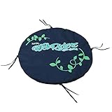 M & M Sales Enterprises Web Riderz Web Swing Cushion, Black, One Size