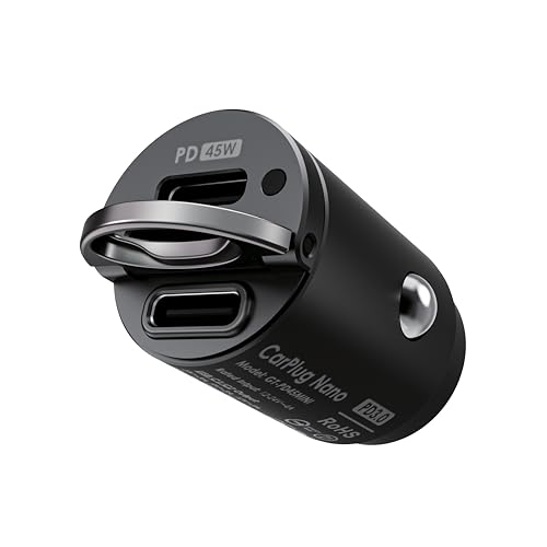 SAVEWO yEŏNXzSAVEWO CarPlug NANO ԍڋ}[d 45W PD3.0Ή 2䓯[d USB-C|[g J[`[W[ iPhone/iPad/Mac/Android/SwitchΉyPSEF؍ρz(GT-PD4