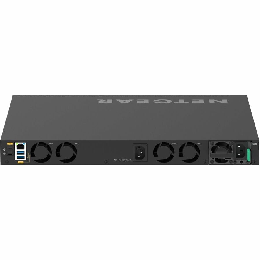 Image of NETGEAR AV Line M4350-24X4V 28 Port Switch XSM4328CV-TAANES | L3 Managed Stackable | 24x10G PoE+ | 4x25G SFP28 | Rack-Mountable | Cloud Care's 3 Year Warranty SupportPlus Included
