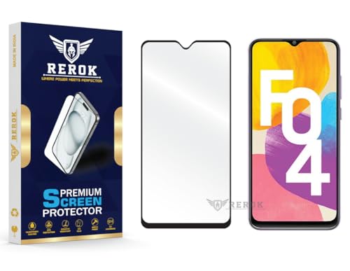 Image of Gorilla Tempered Glass Screen Protector Compatible with Samsung Galaxy F04 [Pack of 1] | Edge-to-Edge, Bubble-Free, Case Friendly, Easy Installation Kit