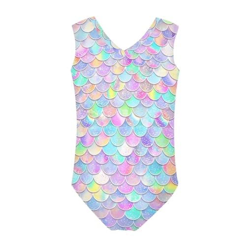 Image of Mumeson Girls One Piece Swimsuits Lightweight V-Neck Swimwear Bathing Suits for Little Girls 3-14 Years