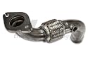 HJS 91 23 1655 Reparaturrohr Katalysator mit Befestigungsmaterial Kompatibel mit RENAULT Clio 2 BB0/1/2, CB0/1/2 2001000QAF 7700847362 7700847363