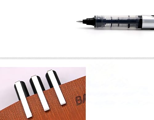 Bolígrafos de tinta líquida BaoKe BK110, punta fina 0.5mm, pack 12 unidades miniatura 5