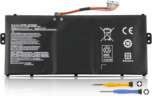 Batterie interne AP19A8K haute durabilité pour Acer Chromebook R752T