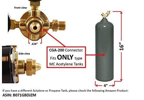 Süa - Oxygen And Acetylene Regulators Welding Gas Gauges Pair - Rear Entry - Ldp Series - Check All The Pictures And Read The Full Description Of This Product To Make Sure It Fits Your Tanks And Hoses #TOP1